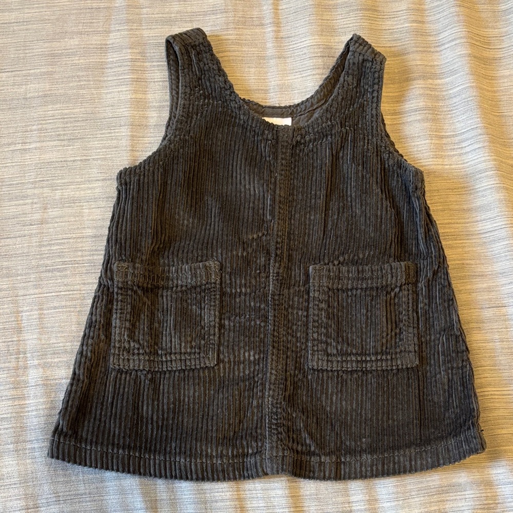 Corduroy Sleeveless Dress | 6mo